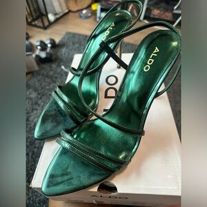 Aldo Women's Emerald Strappy Heels brand new